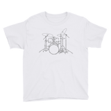 Drum Set - Youth T-Shirt